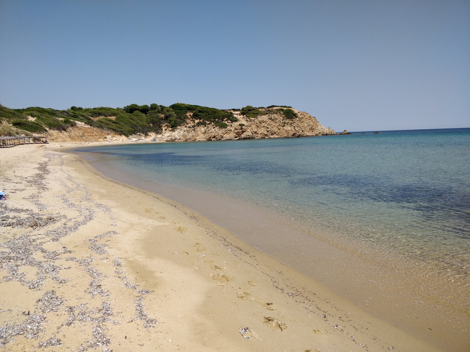 Foto van Elia beach - populaire plek onder ontspanningskenners