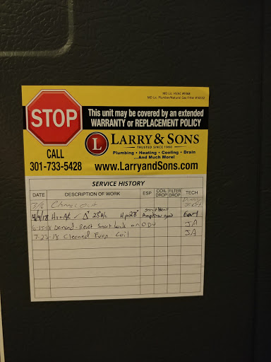 Plumber «Larry & Sons, Inc.», reviews and photos, 20 Hump Rd, Hagerstown, MD 21740, USA