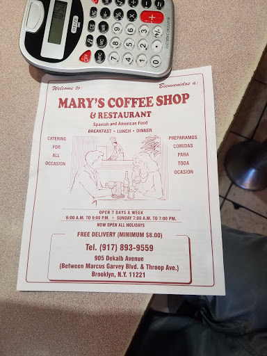 Cafe «Marys Coffee Shop», reviews and photos, 907 Dekalb Ave, Brooklyn, NY 11221, USA
