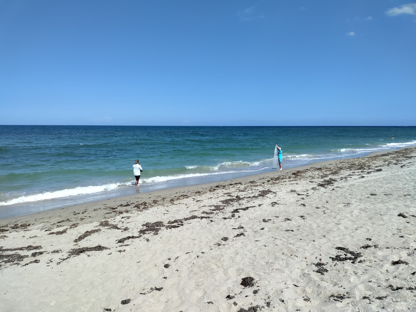Photo de Bathtub beach avec l'eau turquoise de surface