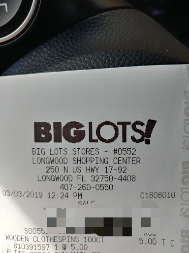 Discount Store «Big Lots», reviews and photos, 250 North US Highway 17-92, Longwood, FL 32750, USA