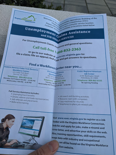 State Government Office «Virginia Employment Commission», reviews and photos, 703 E Main St, Richmond, VA 23219, USA