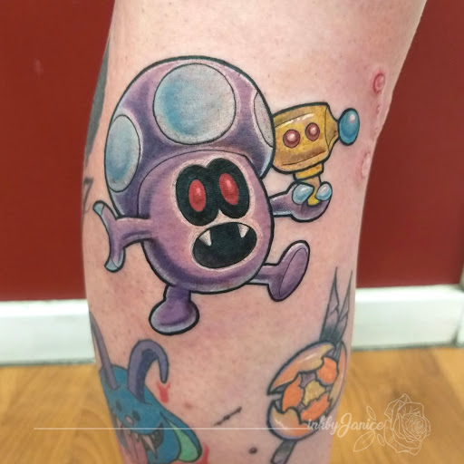 Explore bratz doll tattoo ideas, creative tattoo ideas in Katy, available at Artistic Impressions Tattoo Studio