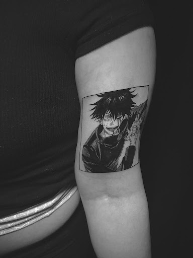 Explore david and goliath tattoo ideas, creative tattoo ideas in San Diego, available at High Class Tattoo SD