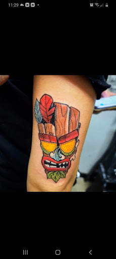 Explore tribal bear tattoo ideas, creative tattoo ideas in Kenosha, available at Kenosha Tattoo Company