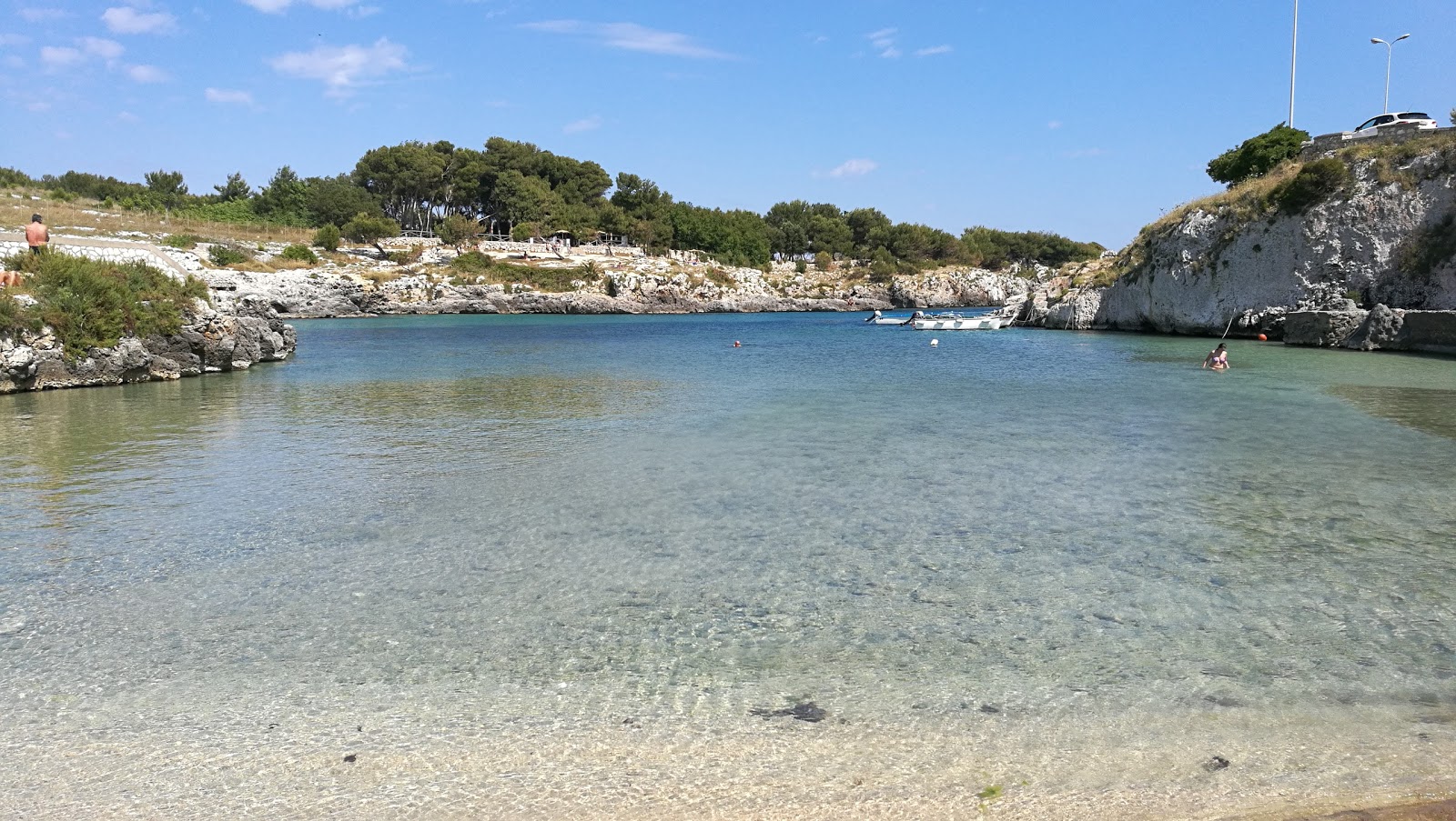 Foto di Spiaggia di Porto Badisco con micro baia