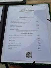 Restaurant Bistrot ciucciarella à Calvi (le menu)