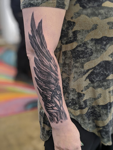 Explore opposites tattoo ideas, creative tattoo ideas in Three Rivers, available at Portfolio Ink, LLC