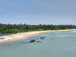 Foto von Vattakottai Fort Beach und die siedlung
