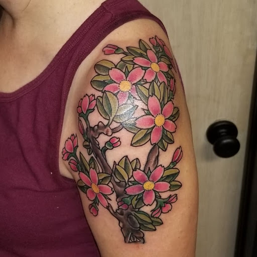 Explore mom sleeve tattoo ideas, creative tattoo ideas in Spartanburg, available at The Gallery Tattoo Shop Spartanburg