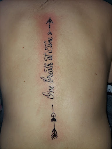 Explore basketball tattoo ideas, creative tattoo ideas in Odessa, available at Little Dragon Tattoos Studio