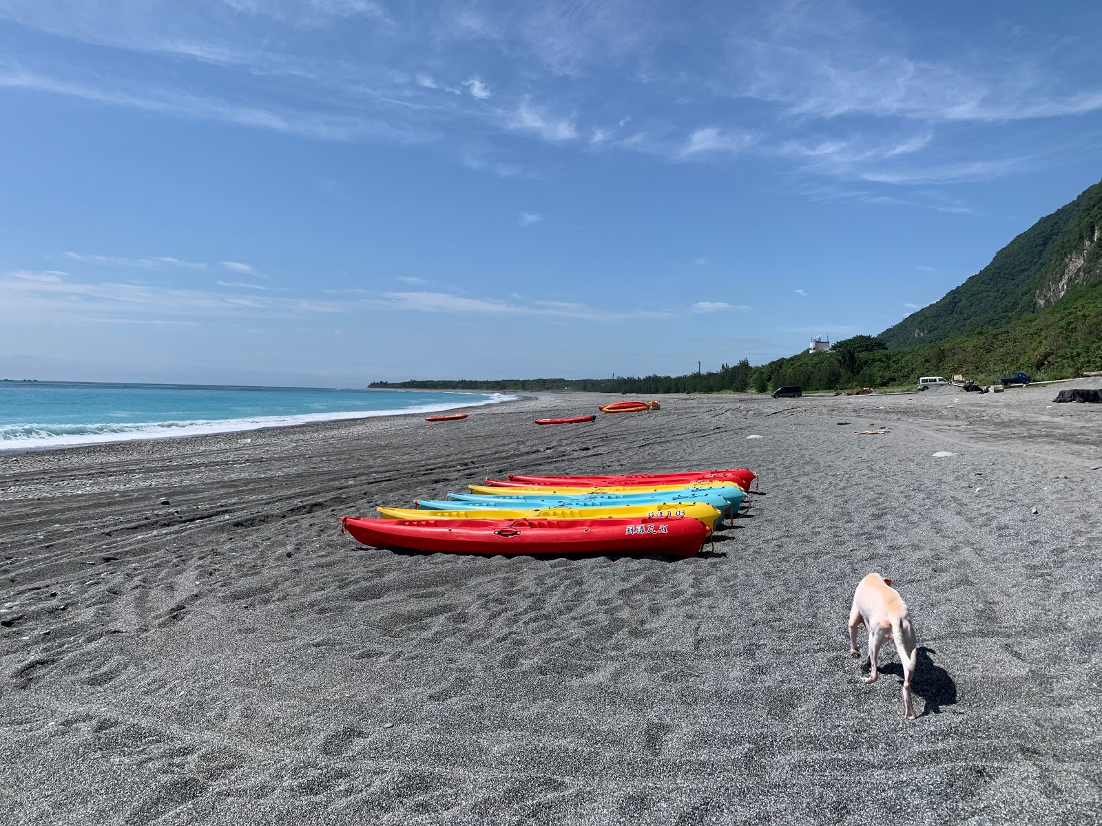 Foto di Chongde Gravel Beach zona selvaggia