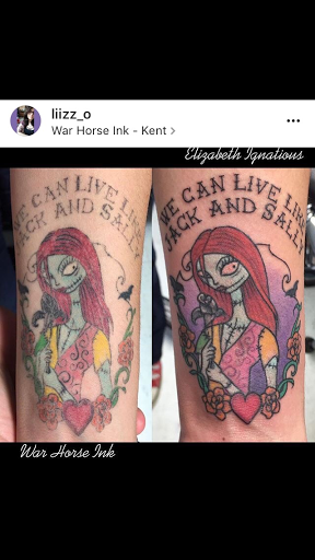 Explore african american tattoo ideas, creative tattoo ideas in Kent, available at War Horse Ink