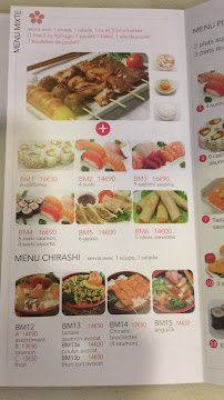 Restaurant japonais koyama sushi à Le Plessis-Trévise (la carte)