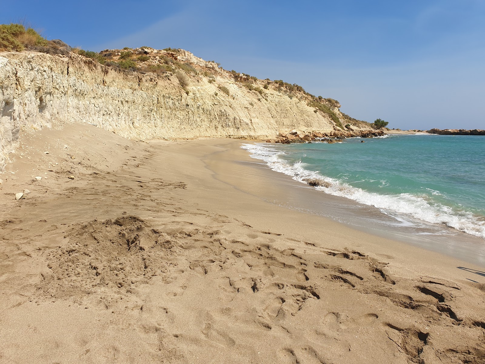 Photo of Argilos beach located in natural area