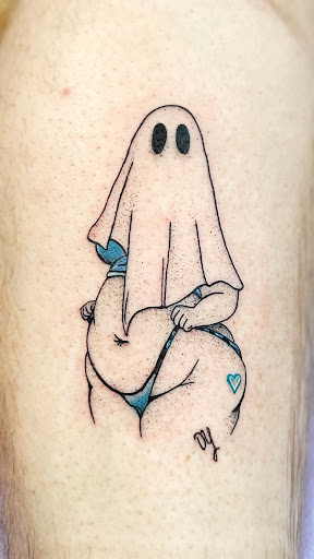 Explore zombie tattoo ideas, creative tattoo ideas in Benton, available at Spectrum Tattoo