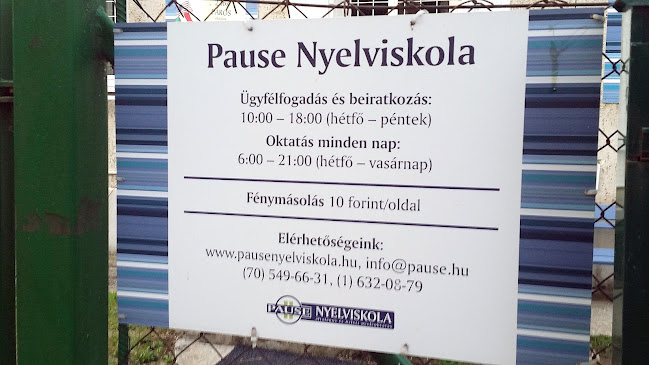 pause nyelviskola - Budapest