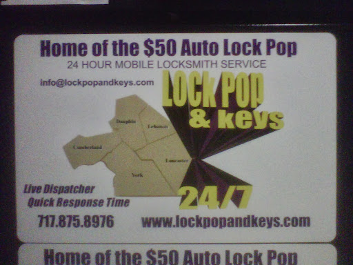 Locksmith «Lock Pop & Keys 24/7 LLC of Harrisburg», reviews and photos, 101 N Enola Dr, Enola, PA 17025, USA