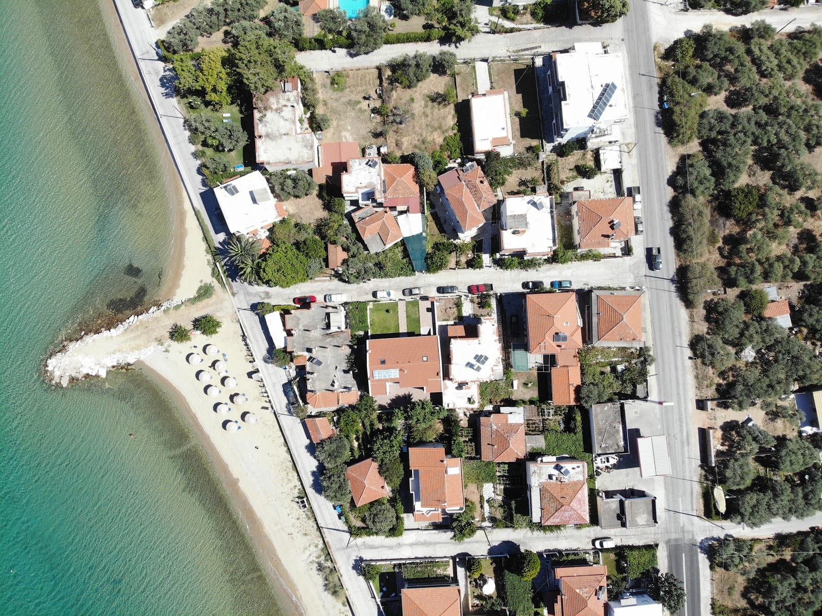 Skala Sotiros beach的照片 便利设施区域