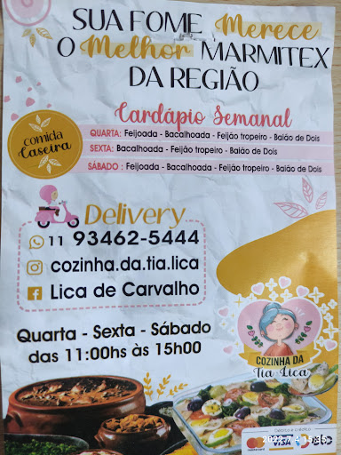 Logo da empresa - Cozinha da Tia Lica