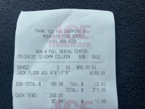Hardware Store «Mountain View Supply ACE Hardware and Rental Center», reviews and photos, 5104 Old U.S. 22, Hamburg, PA 19526, USA