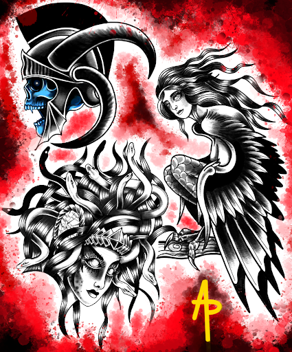 Explore ladies neck tattoo ideas, creative tattoo ideas in Waukesha, available at AP Tattoo