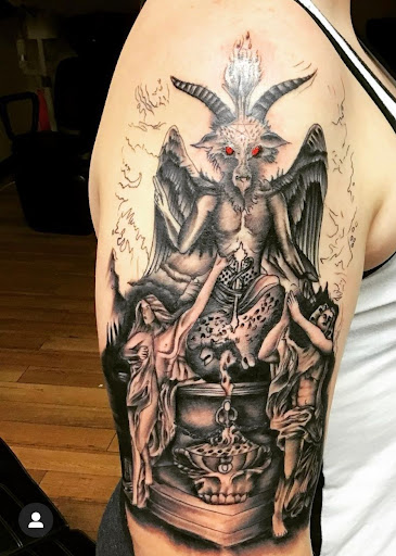 Explore owl tattoo ideas for females, creative tattoo ideas in El Paso, available at Pumping Ink Tattoo Parlor