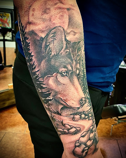 Explore calm tattoo ideas, creative tattoo ideas in Osage Beach, available at Rabbits Foot Tattoo Parlor