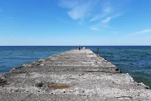 The third pier in Ustka image