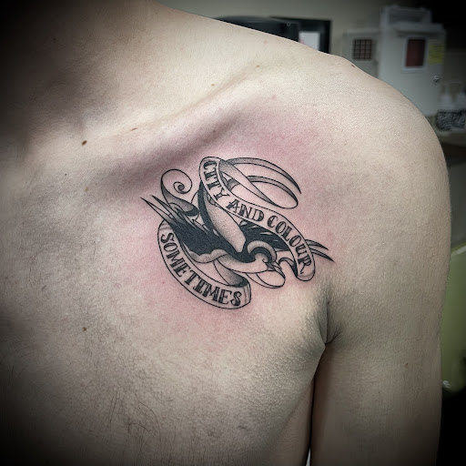 Explore half sleeve mens tattoo ideas, creative tattoo ideas in Modesto, available at Ink Disciples Tattoo Parlor