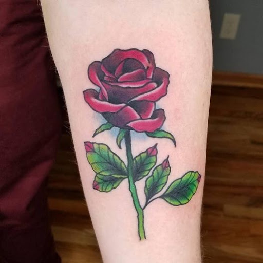 Explore male shoulder tattoo ideas, creative tattoo ideas in Lake Villa, available at Eternal Tiger Tattoo