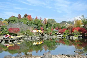 Happiness of the village Japanese garden image