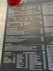 Restaurant français Crèpes et Coquillages à Cancale (la carte)