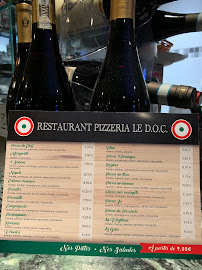 Carte du Restaurant Pizzeria Le D.O.C. à Val de Briey