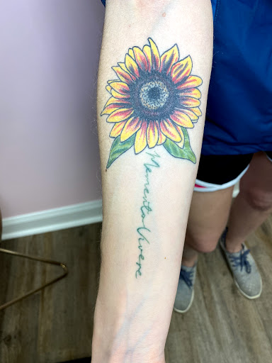 Explore daughter portrait tattoo ideas, creative tattoo ideas in Lancaster, available at MermGoddess Tattoo Studio & Gallery