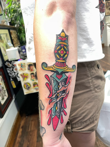 Explore in memory of dad tattoo ideas, creative tattoo ideas in Delmar, available at Resolute Tattoo