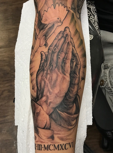 Explore women's arm tattoo ideas, creative tattoo ideas in Twentynine Palms, available at Hilltop Tattoo Company