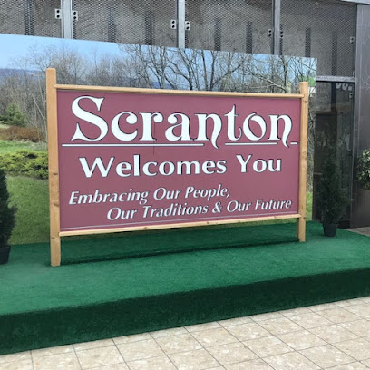 Welcome to Scranton sign