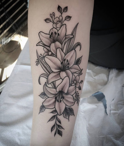 Explore lion tattoo ideas, creative tattoo ideas in Wappingers Falls, available at Graceland Tattoo