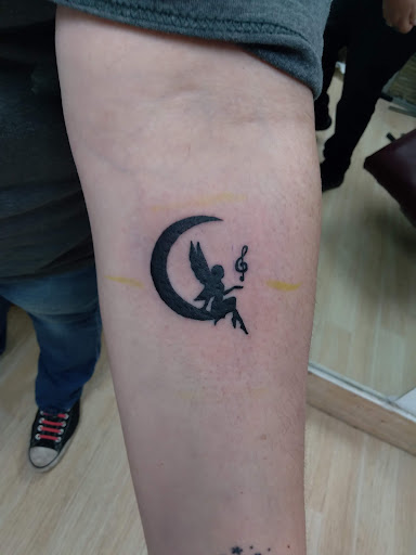 Explore candy tattoo ideas, creative tattoo ideas in Fort Worth, available at Twisted Ink