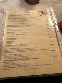Au Pied De Boeuf à Sélestat menu