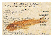 Osteria la Collina à Montecorone menu
