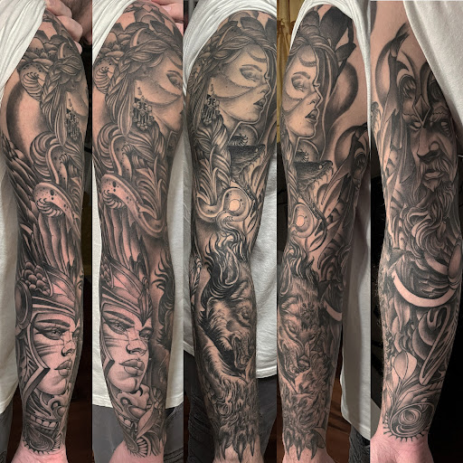 Explore playing cards tattoo ideas, creative tattoo ideas in Camp Hill, available at Camp Hill Collective Tattoo and PMU