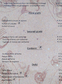 Trattoria Rossini à Cozzano menu