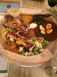 Injera du Restaurant éthiopien Menelik à Paris - n°15