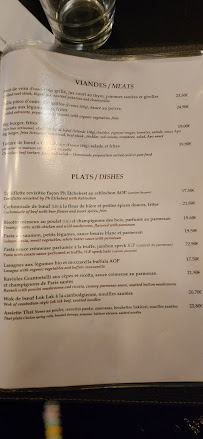 L'Apostrophe à Reims menu
