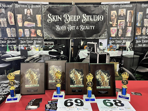 Explore no love tattoo ideas, creative tattoo ideas in Roscoe, available at Skin Deep Studio Body Art & Beauty