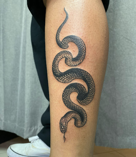Explore hocus pocus tattoo ideas, creative tattoo ideas in Arlington Heights, available at Space Cat Tattoo