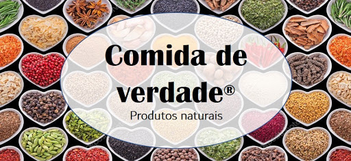 Logo da empresa - Comida de Verdade Produtos Naturais
