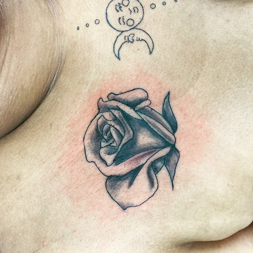 Explore 2 face tattoo ideas, creative tattoo ideas in Waldorf, available at Hypnotique Ink